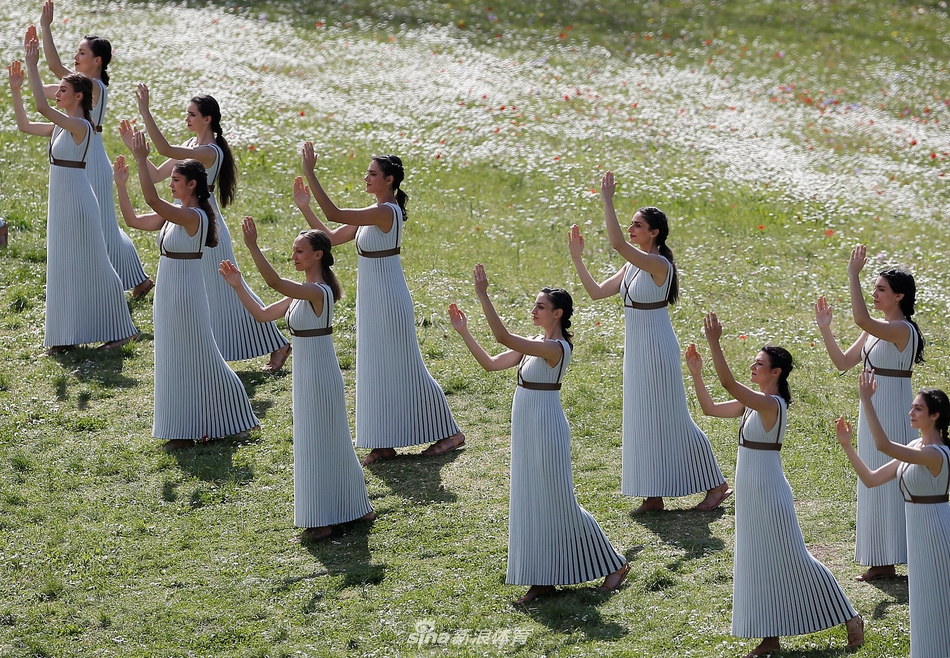 奥运圣火采集仪式进行彩排