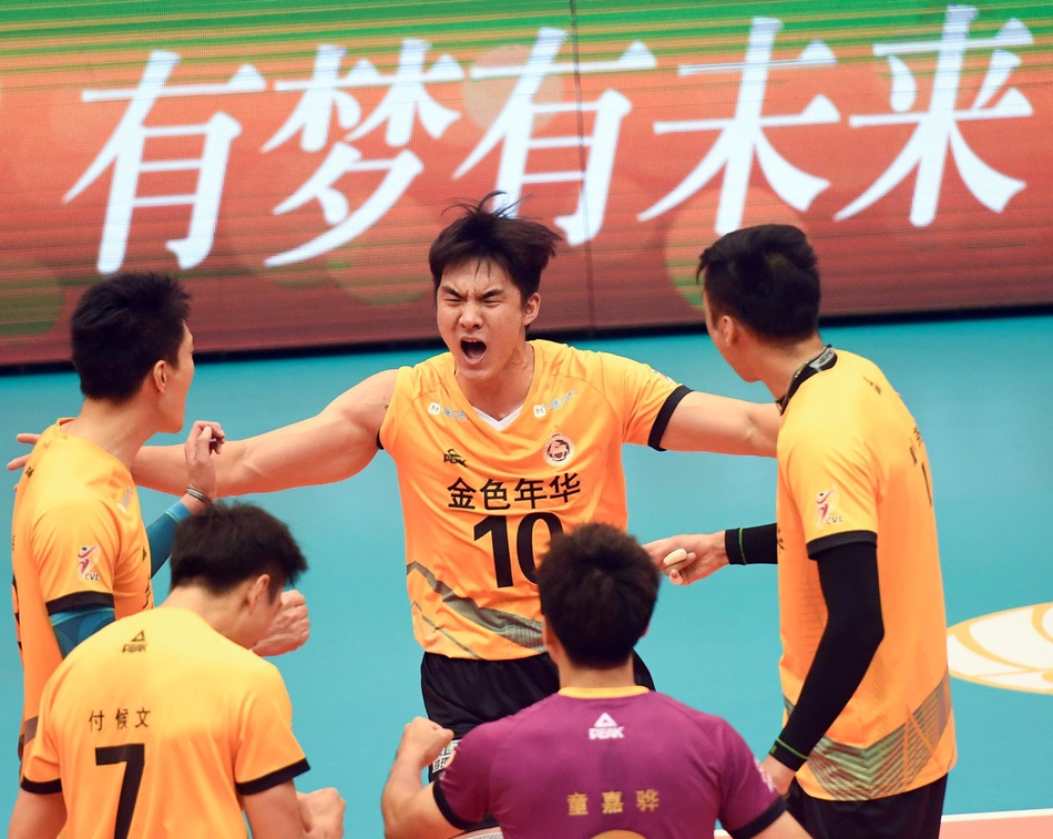 男排联赛：上海3-1山东