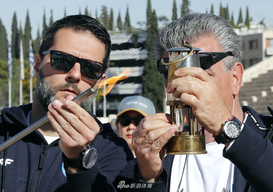 奥运圣火被保存在泛雅典娜体育场