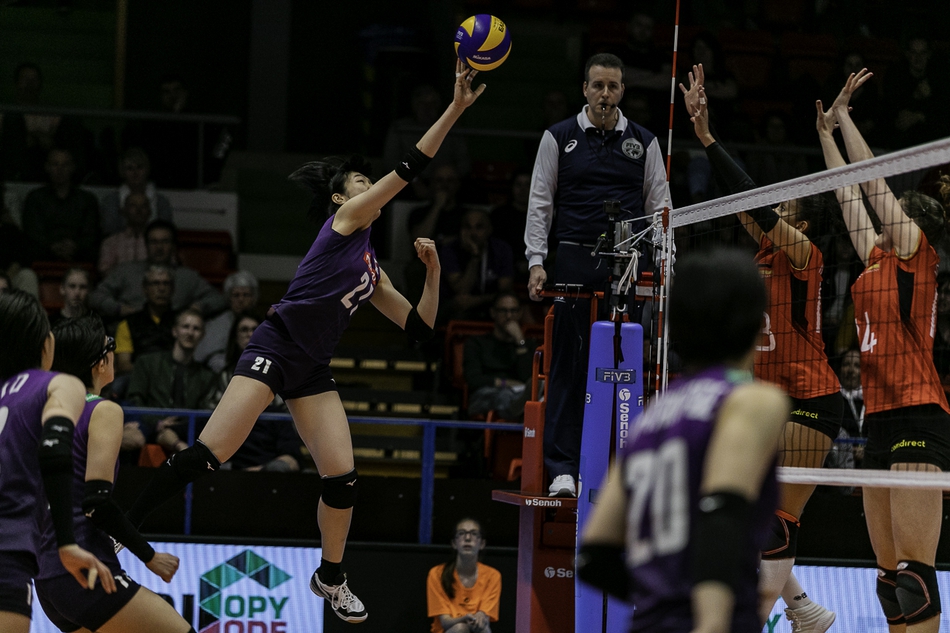 瑞士女排精英赛日本3-1德国