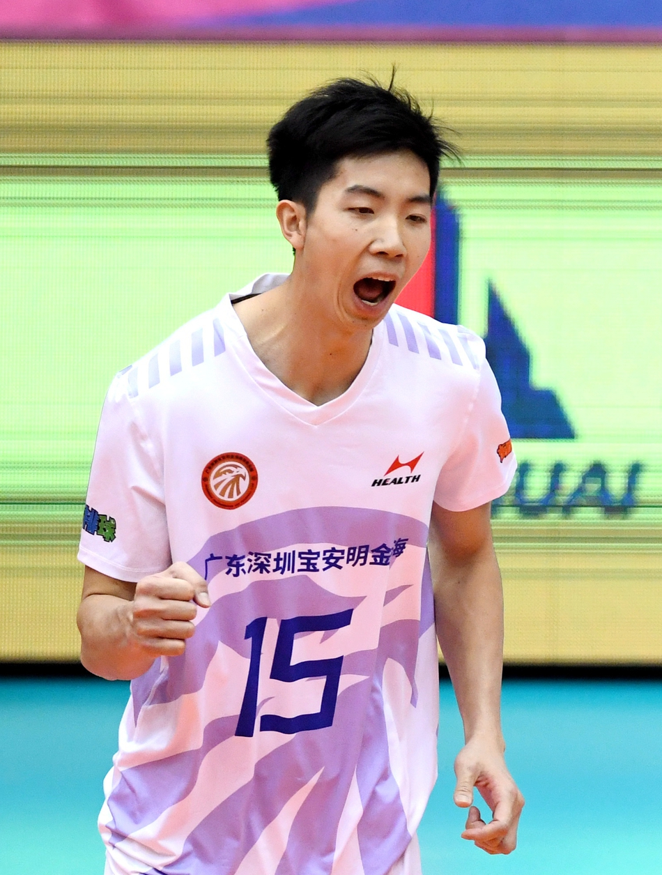 男排超级联赛：广东3-0胜湖北