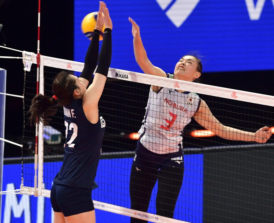 世界女排联赛中国0-3日本