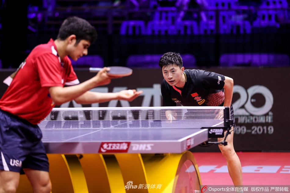 世乒赛次轮马龙4-1卡纳克