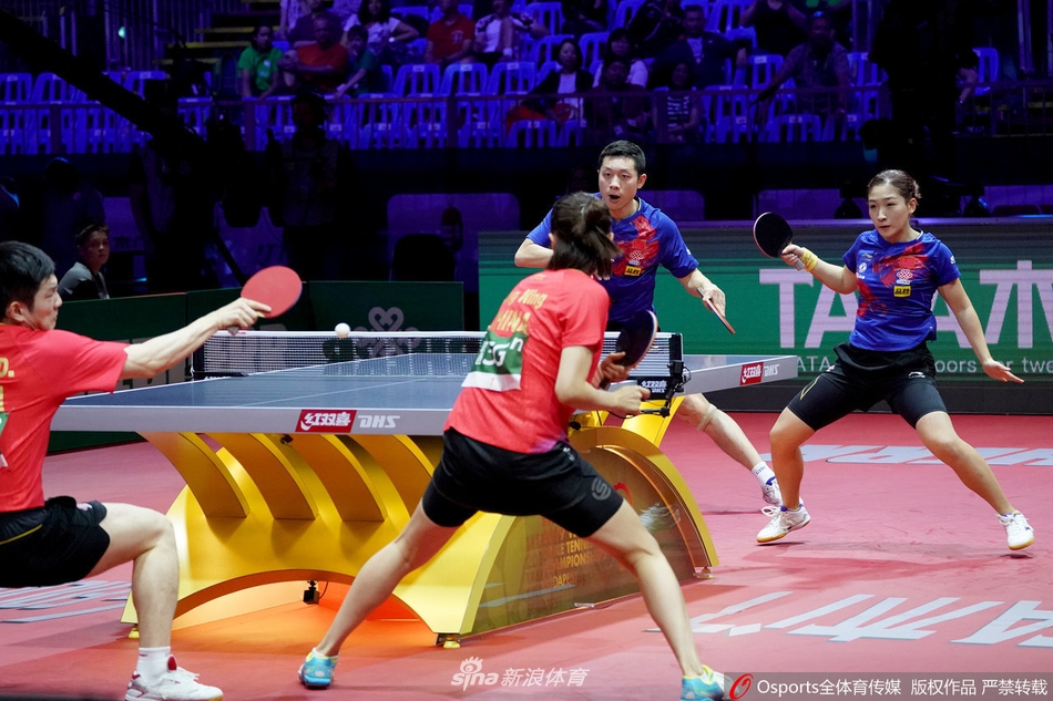 许昕/刘诗雯4-0樊振东/丁宁