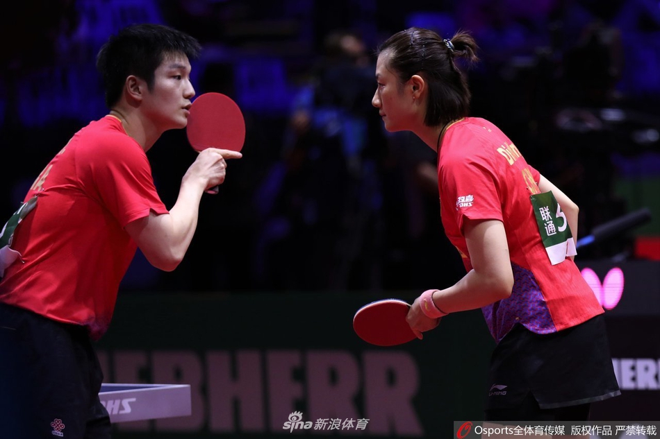 许昕/刘诗雯4-0樊振东/丁宁