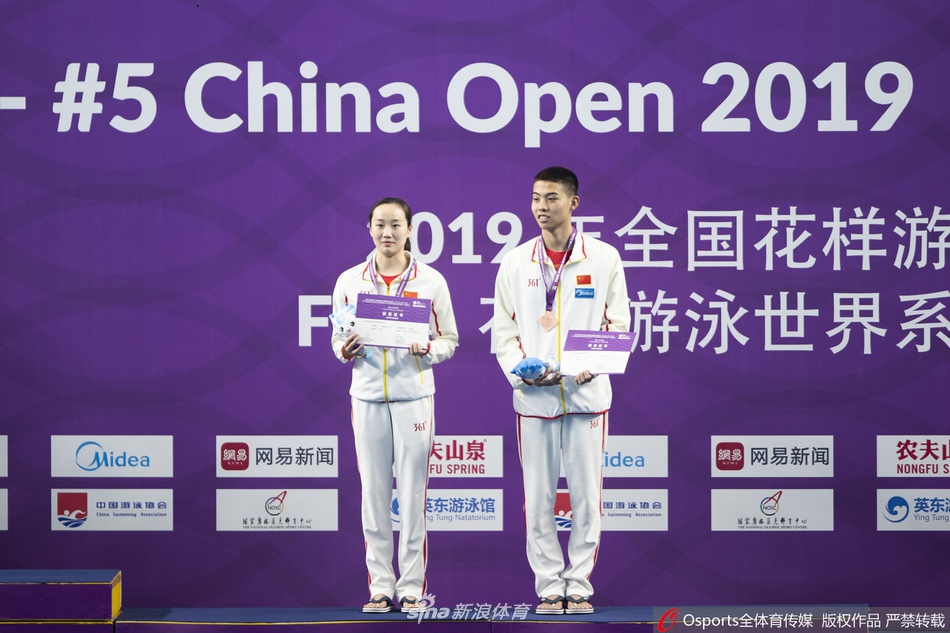 花游混双花样美男美女共舞