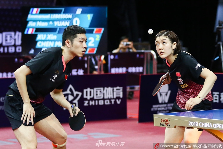 中乒赛许昕/陈梦晋级8强