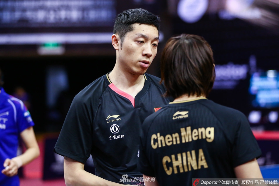 中乒赛许昕/陈梦晋级8强