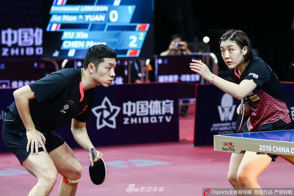 中乒赛许昕/陈梦晋级8强