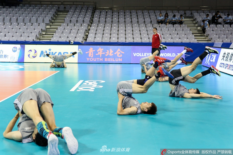 中国男排备战奥运会资格赛