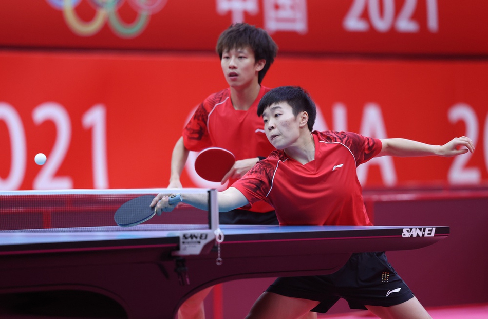 国乒热身赛在山东威海开战