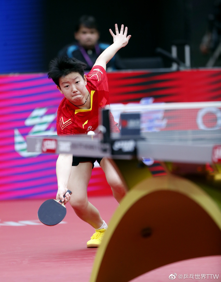 世界杯孙颖莎4-1迪亚兹进8强