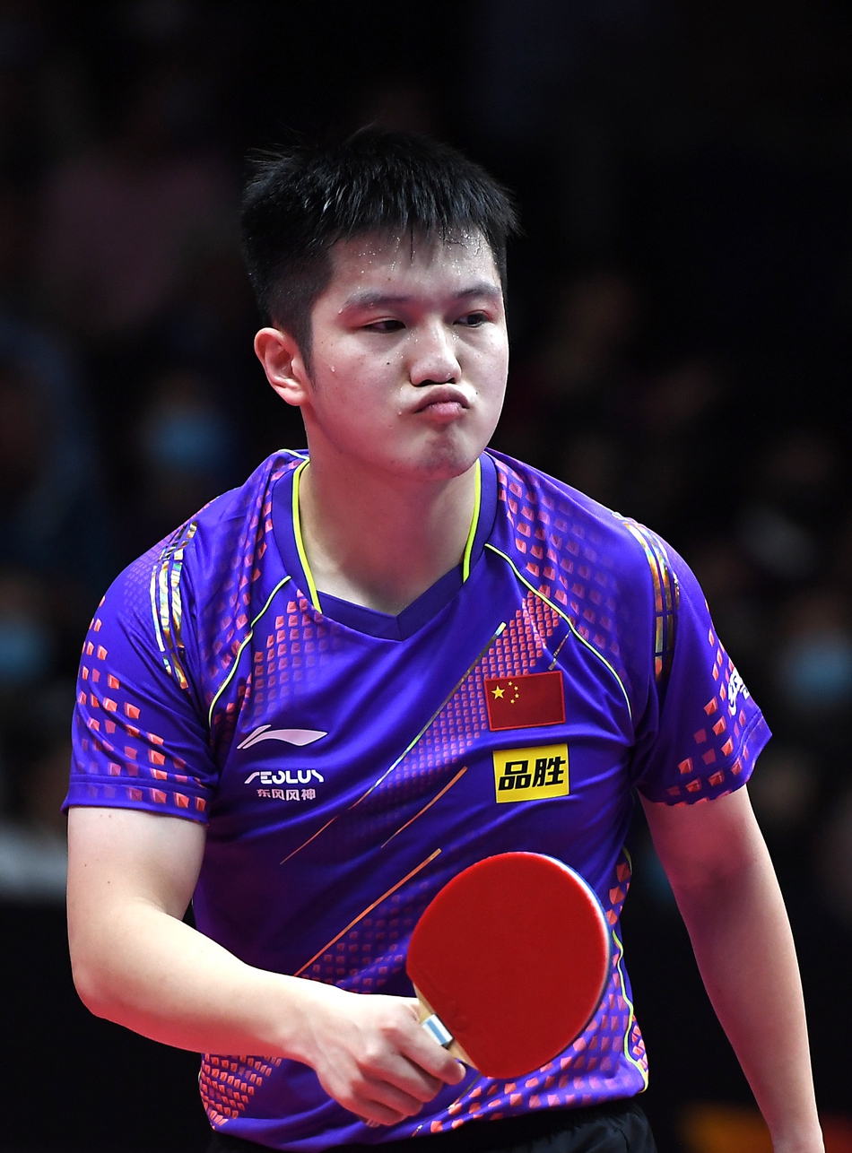 奥运模拟赛周启豪4-2樊振东夺冠