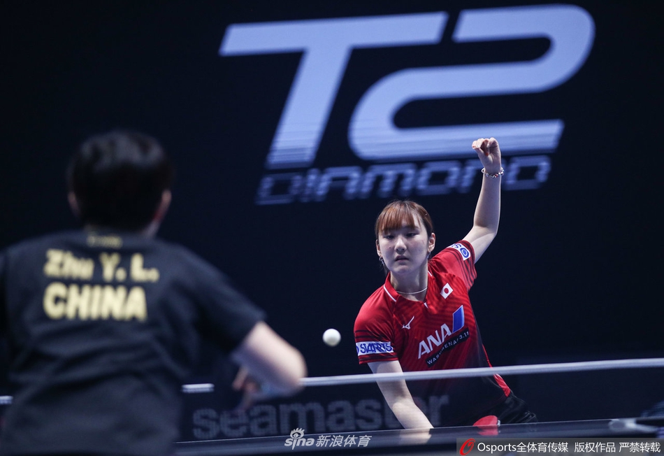 T2赛朱雨玲4-0胜加藤美优