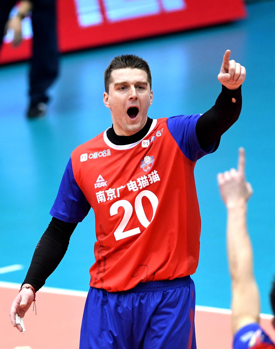 男排超级联赛：江苏3-1胜四川