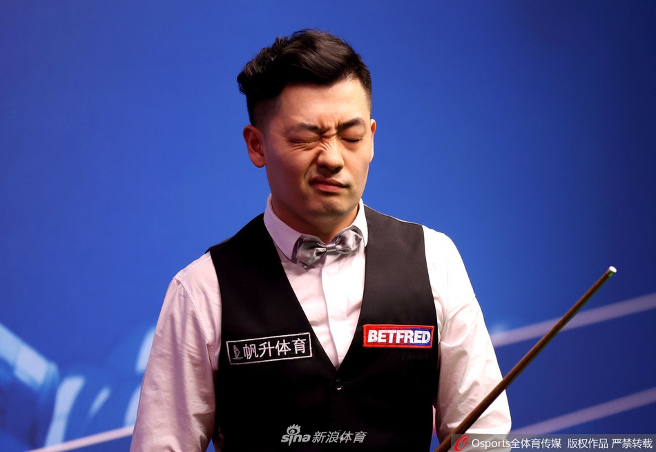 世锦赛首轮田鹏飞7-10希金斯