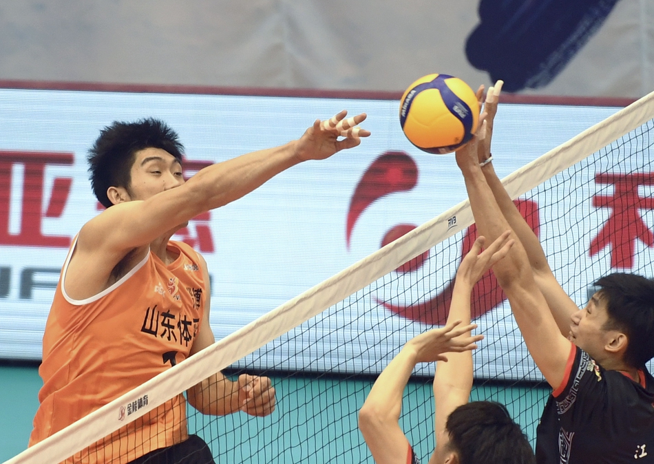 男排超级联赛：北京胜山东