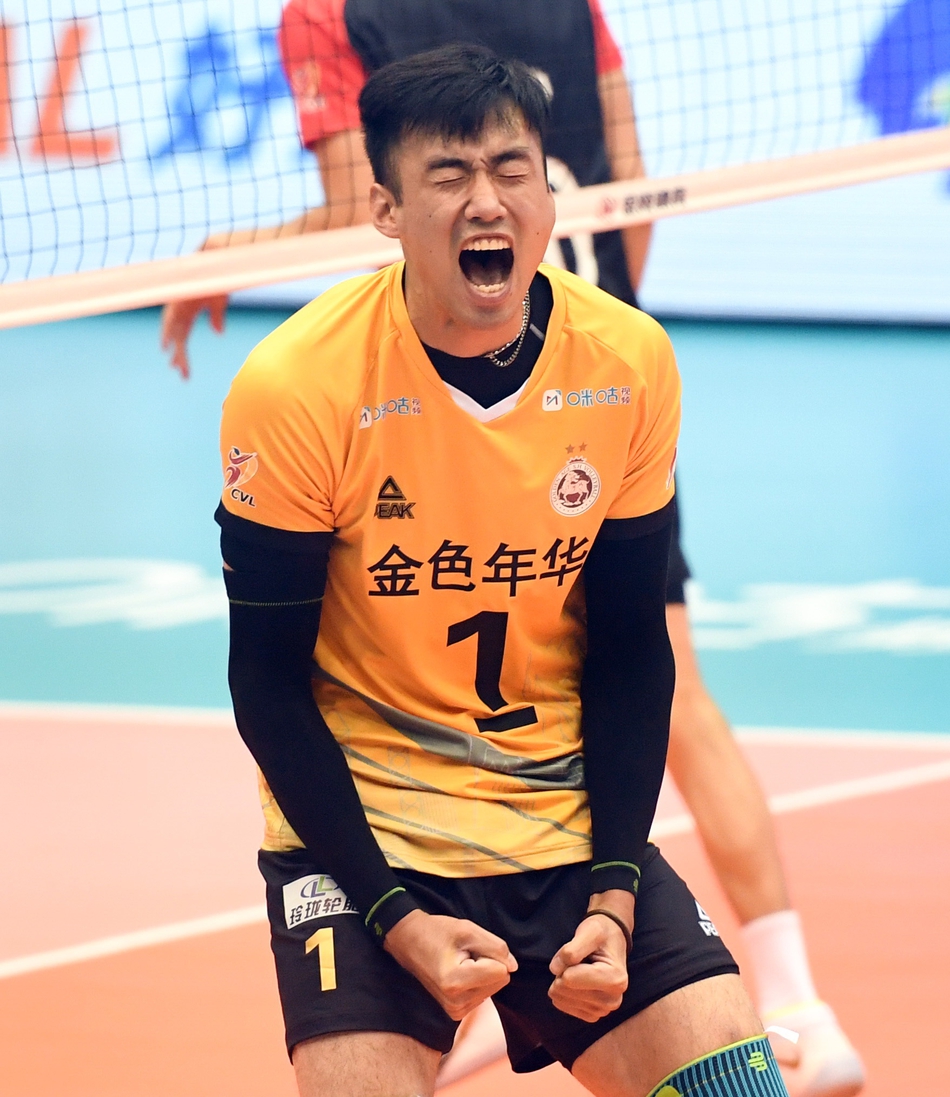 男排联赛：上海3-1山东