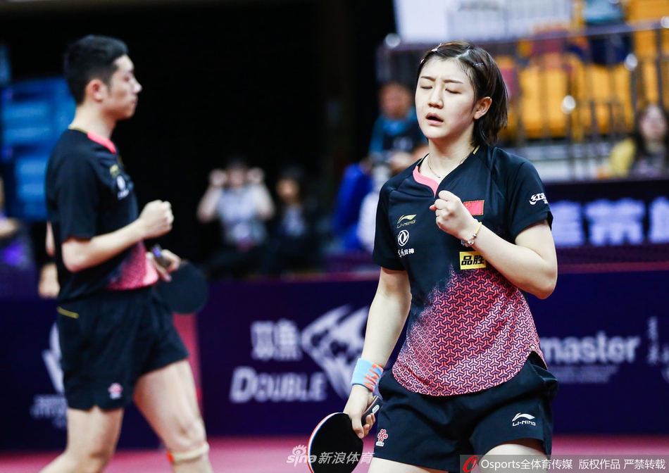 中乒赛许昕/陈梦晋级8强