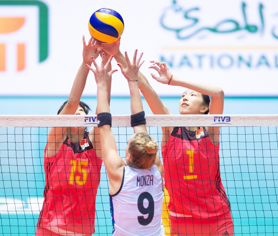 女排U18世青赛中国2-3意大利