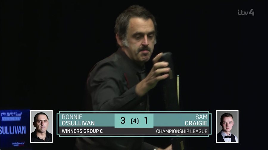 冠军联赛奥沙利文被宾汉姆零封