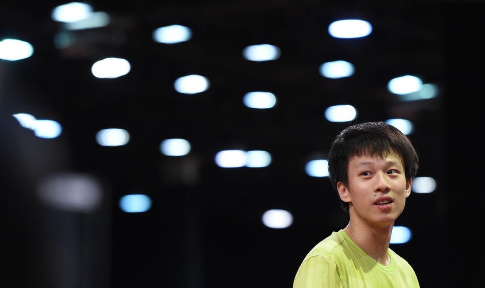 国乒布达佩斯首训刘国梁上场