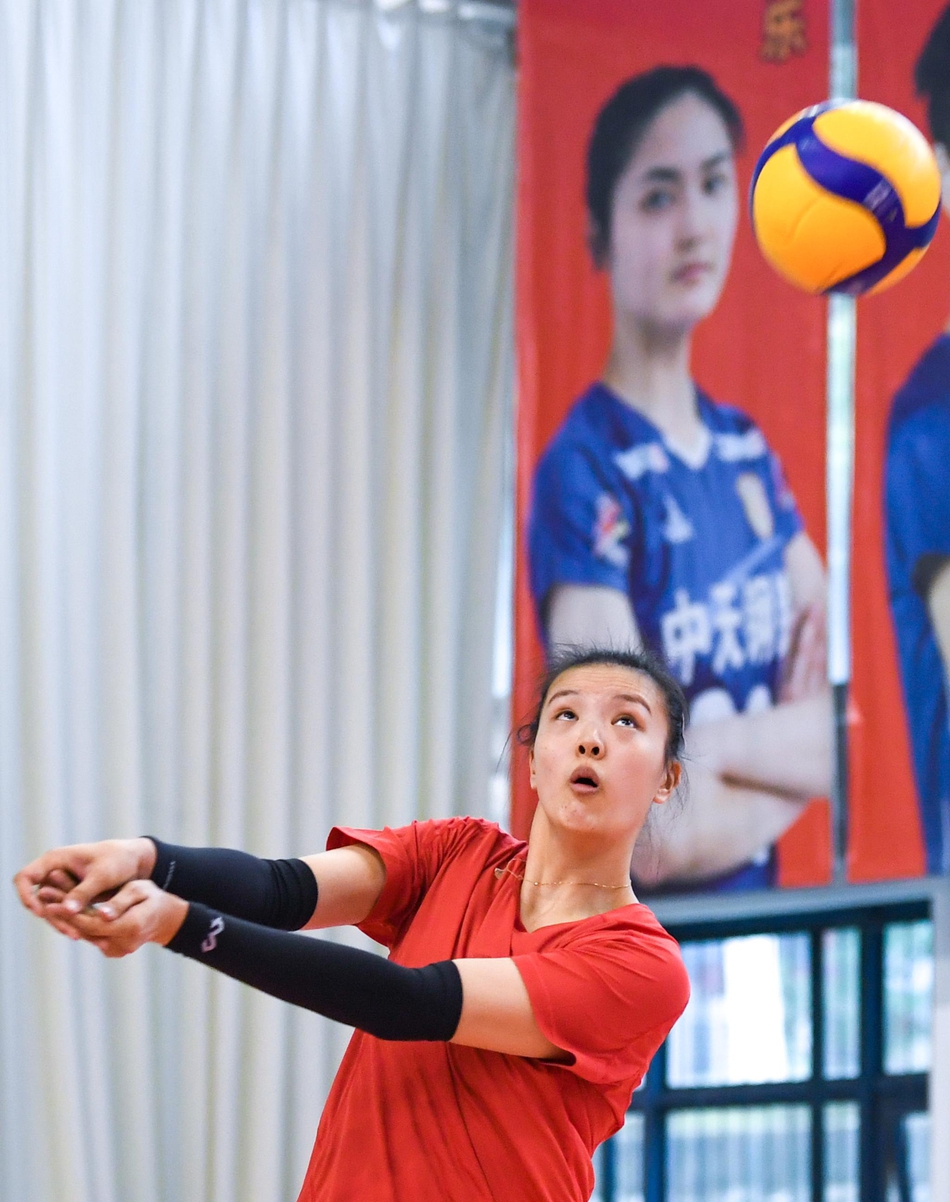 江苏女排备战全运会预赛