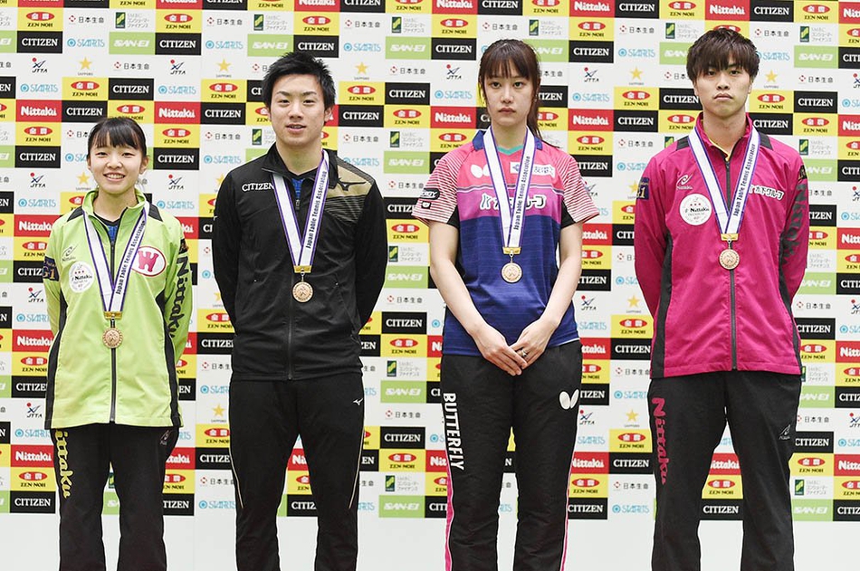 全日本赛伊藤美诚混双夺冠