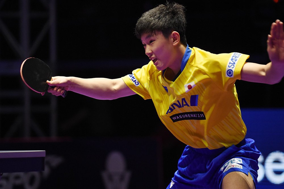 韩乒赛王楚钦4-2张本智和