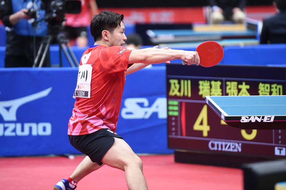 全日本赛张本智和无缘4强