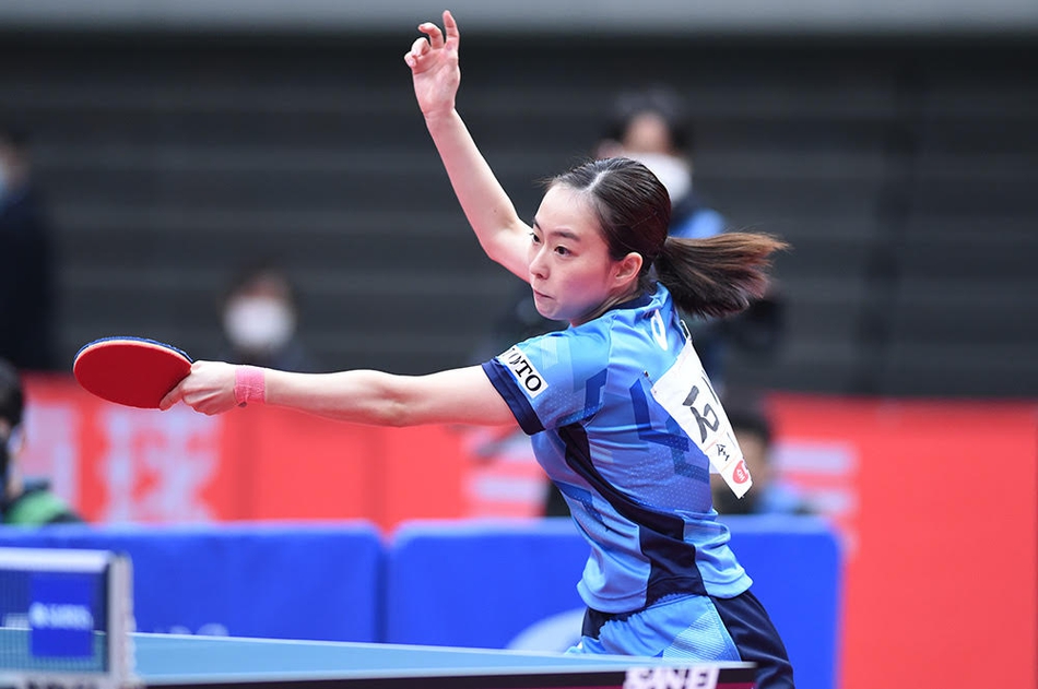 全日本赛石川佳纯4-3伊藤美诚