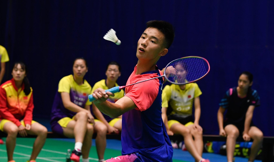 羽毛球国青队在海南陵水集训