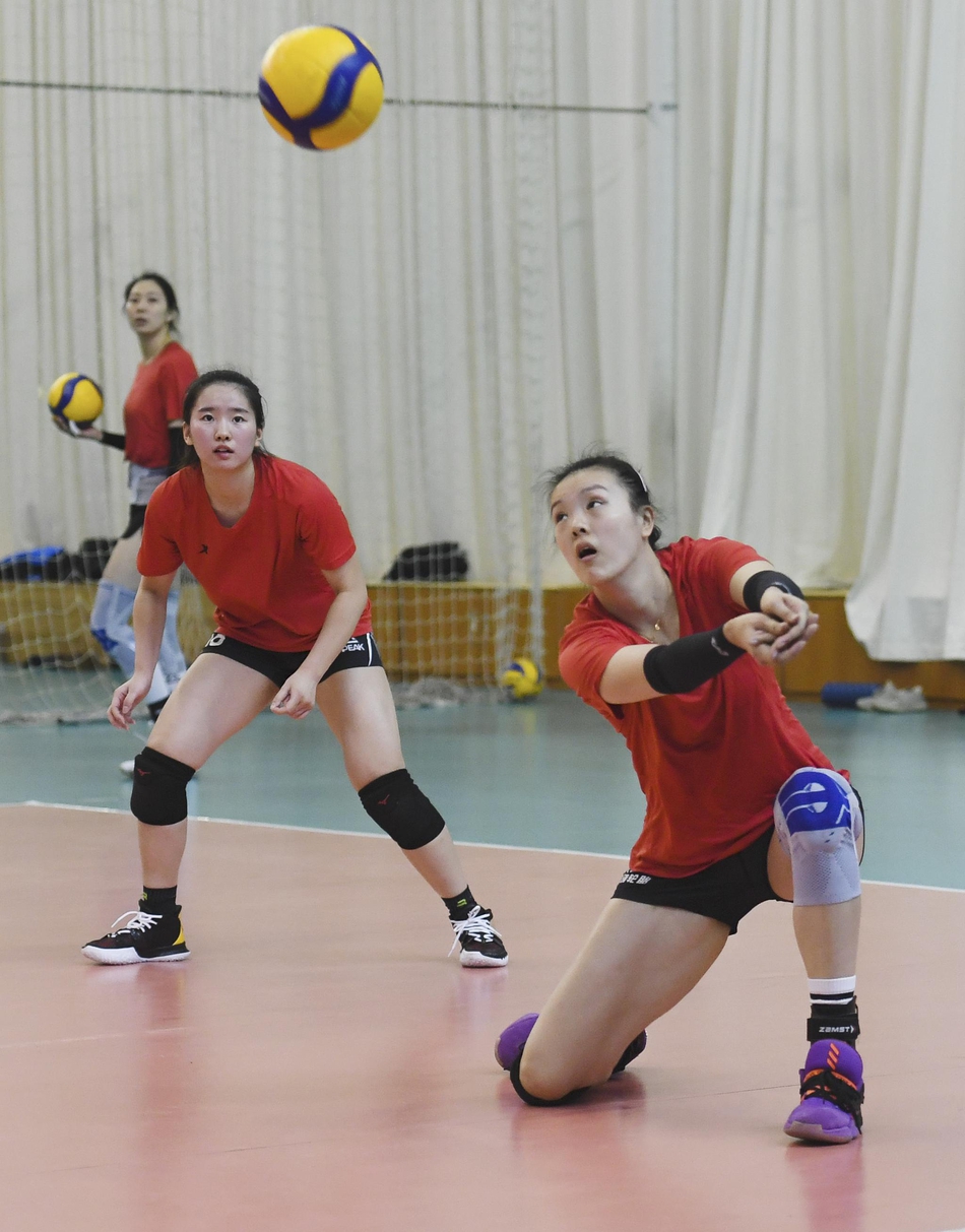 江苏女排备战全运会预赛