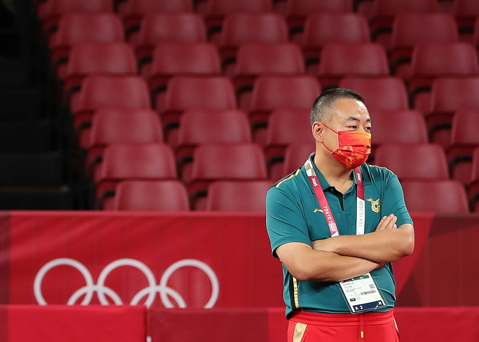 东京奥运会国乒赛前训练