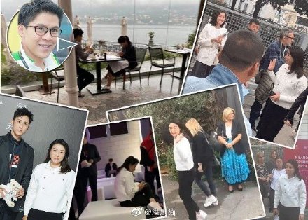 郭晶晶亮相米兰时装周品牌秀场