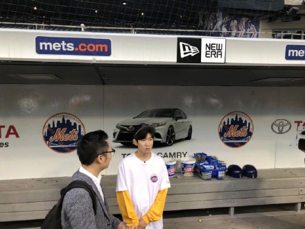 王源美职棒开球