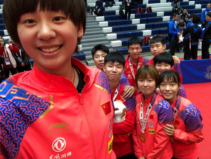 世青赛国乒男女团体卫冕