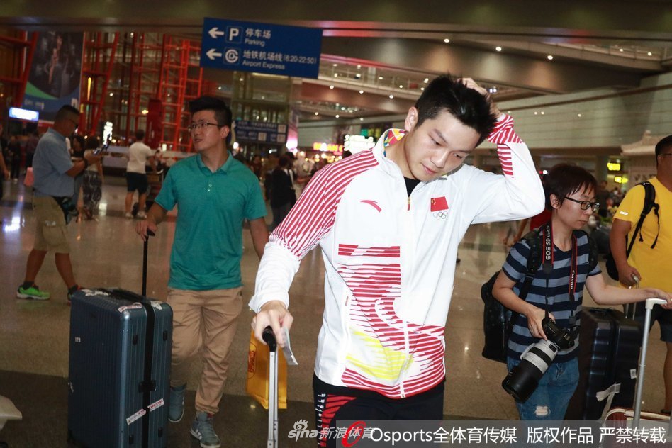 国乒结束亚运会返京