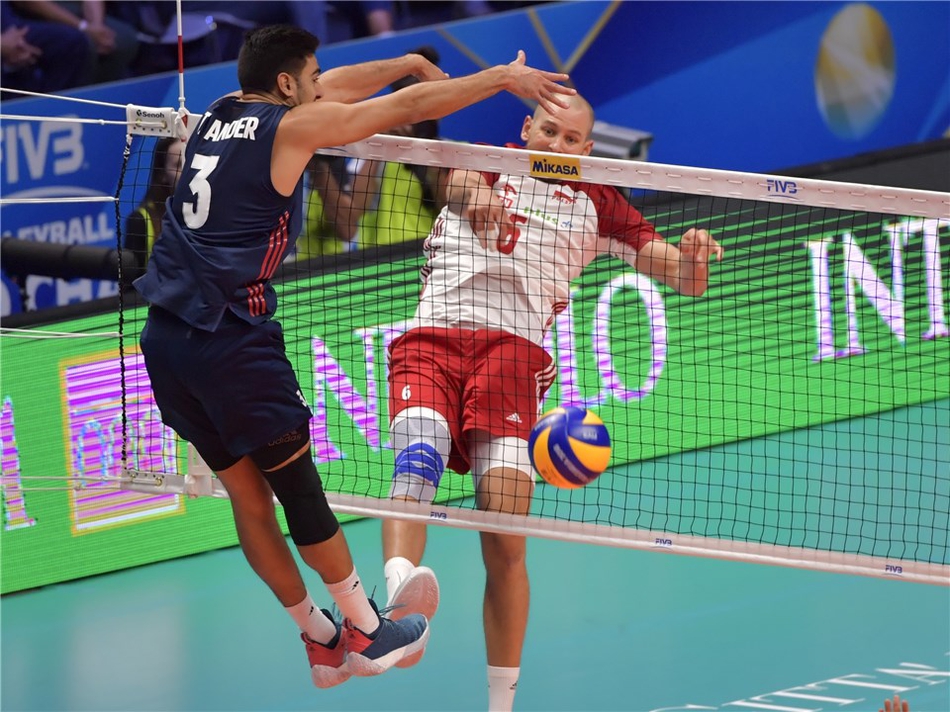 男排世锦赛波兰3-2美国进决赛