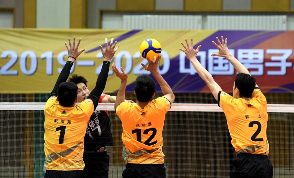 男排联赛：上海3-1山东