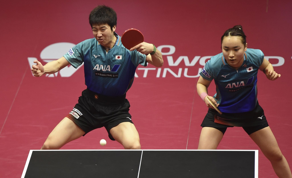 卡塔尔赛王楚钦/孙颖莎获亚军