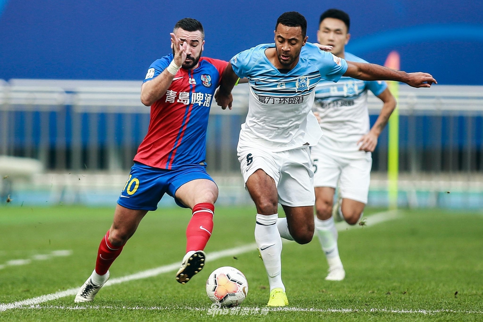 [中超]青岛黄海0-0广州富力