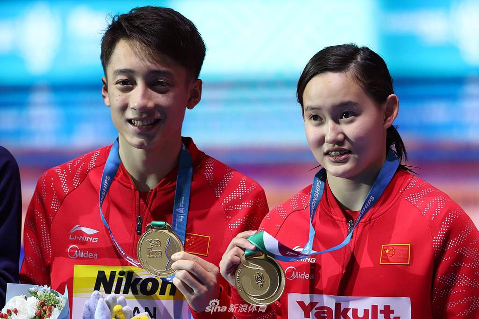 练俊杰和任茜斩获首金