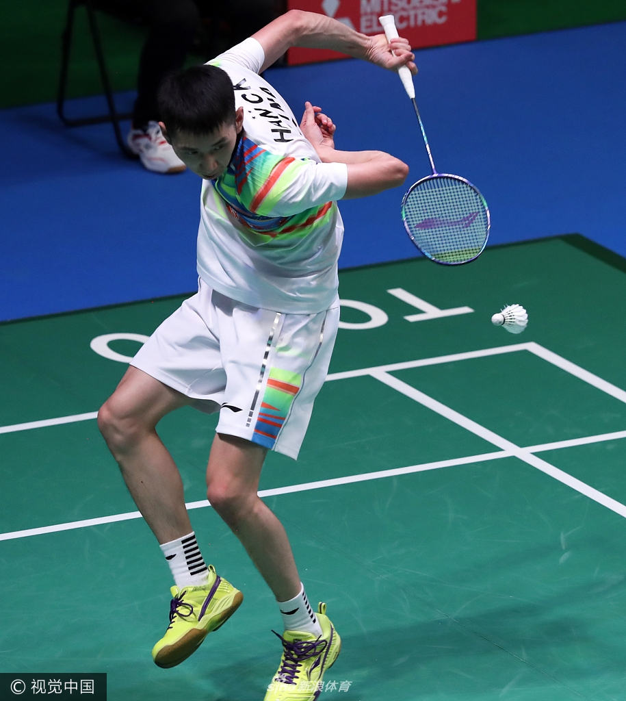 韩呈恺高难度回球