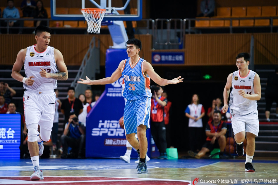 中欧冠军赛新疆胜广东 西热威姆斯互喷垃圾话