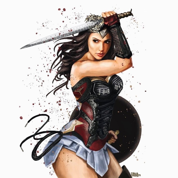 当美女模特穿上AJ主题的衣服是什么神仙画面？