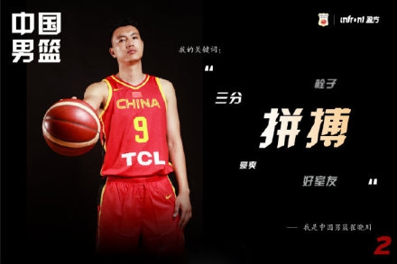 中国男篮球员炫酷海报 一起为男篮加油！