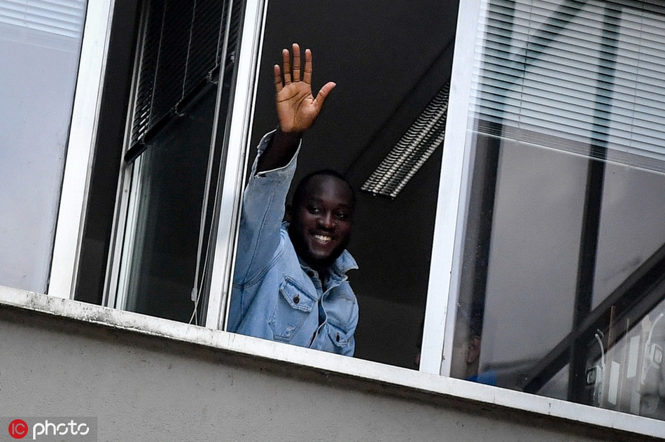 喜迎强援！卢卡库在国米第一天