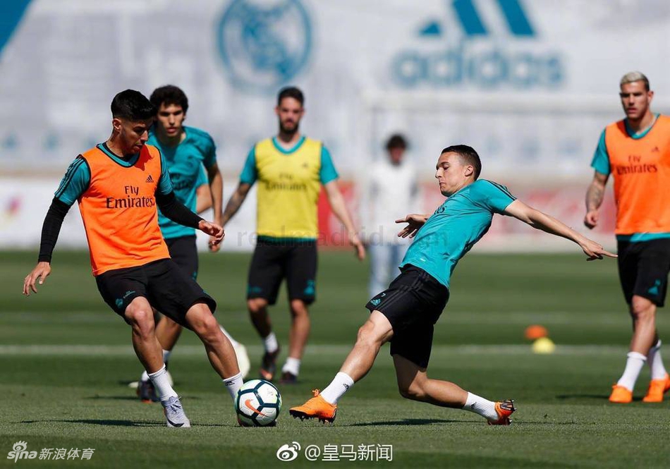 皇马赛前最后一练多名小将随队