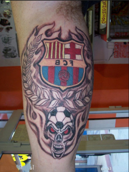 真爱！球迷这些硬核纹身太吓人